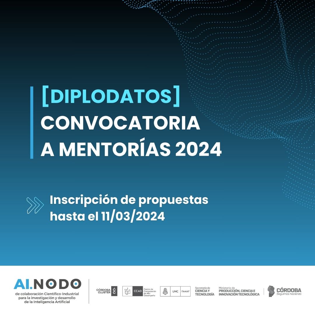 [DIPLODATOS] Convocatoria a Mentorías 2024