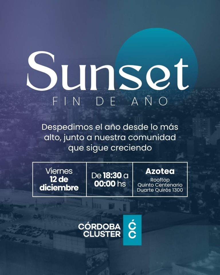 12/12 SUNSET FIN DE AÑO 🌇 CÓRDOBA CLUSTER
