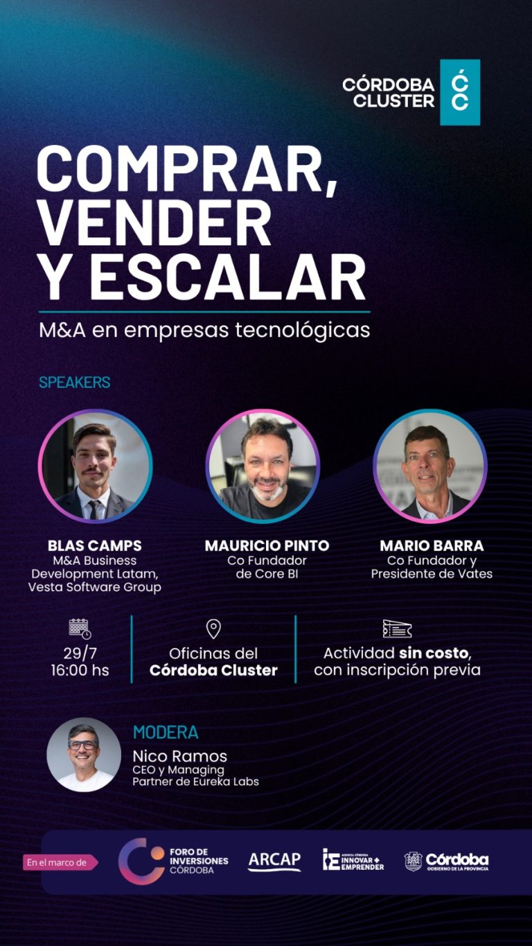 29/07¿Cómo se compra, vende y escala una empresa tech?